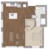 A1 Floor Plan A1 Floor Plan at The George, Maryland, 20902